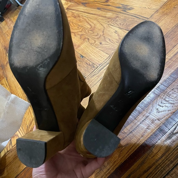 Louis Vuitton Camel Suede Booties - Picture 7 of 7